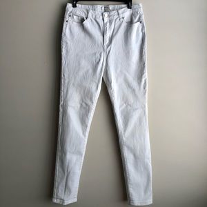 Forever 21 White Skinny Jeans